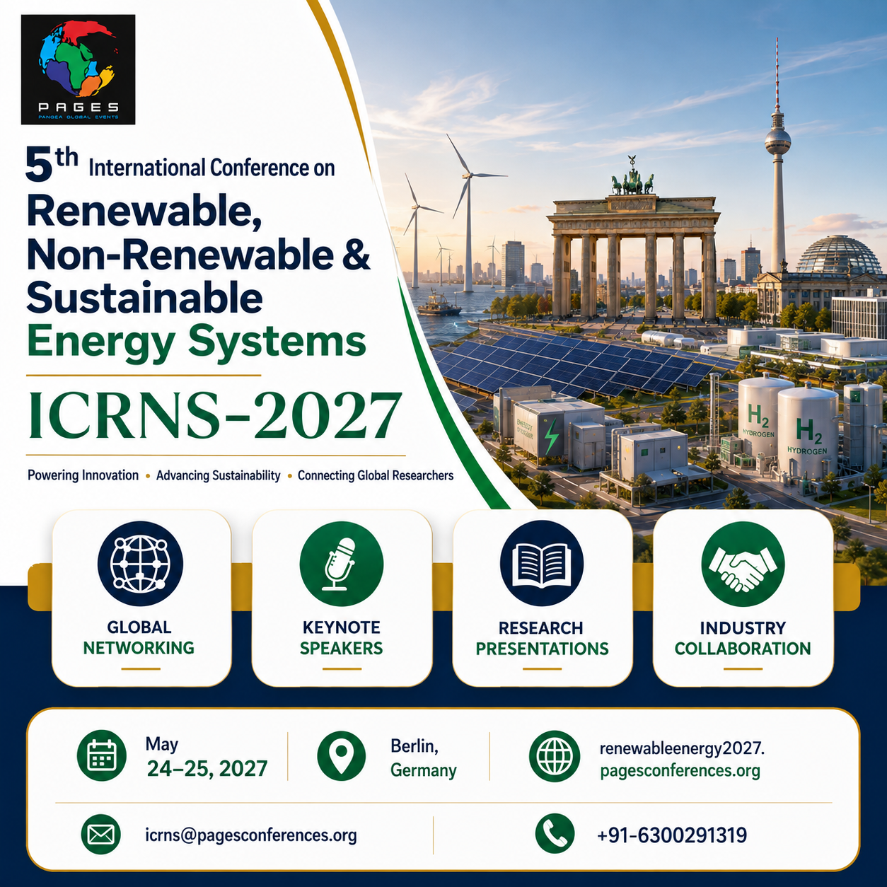 International Conference on Renewable, Non-Renewable & Sustainable Energy Systems