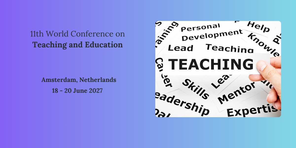 11th World Conference on Teaching and Education