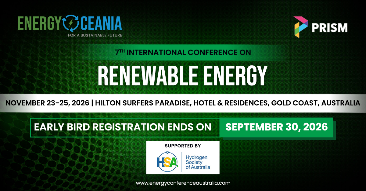7th International Conference on Global Renewable Energy (Energy Oceania 2026)