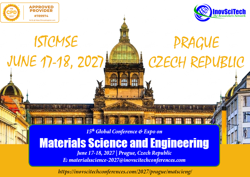 15th Global Conference & Expo on Materials Science and Engineering