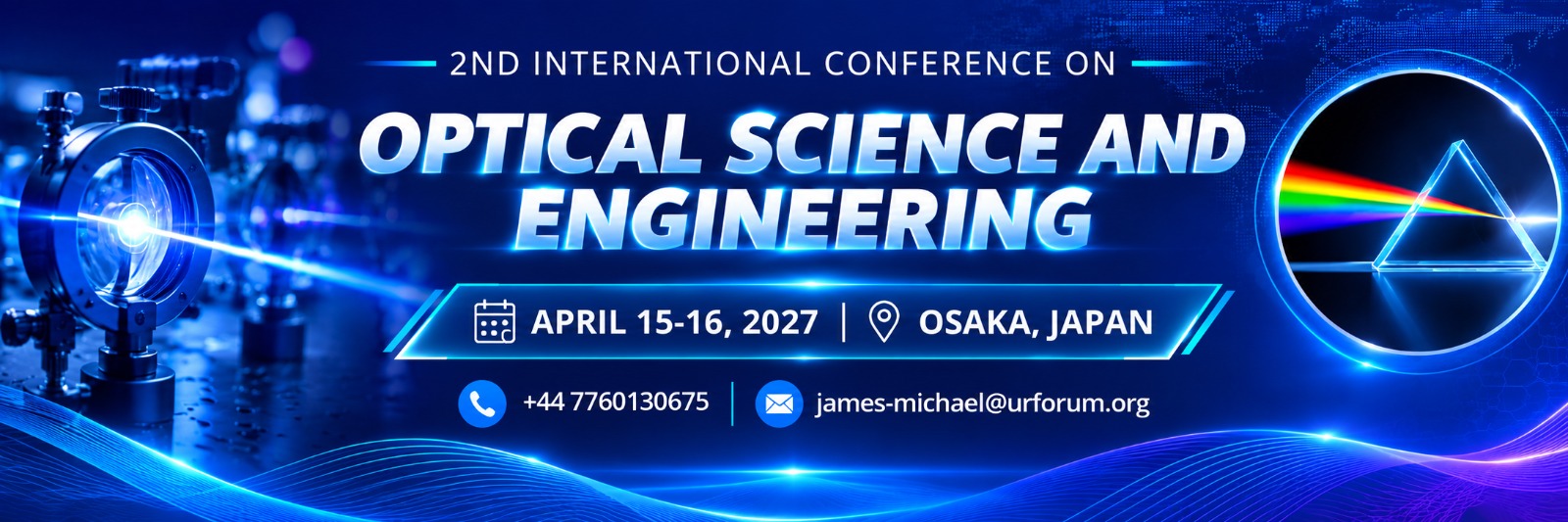 2nd International Conference on Optical Science and Engineering