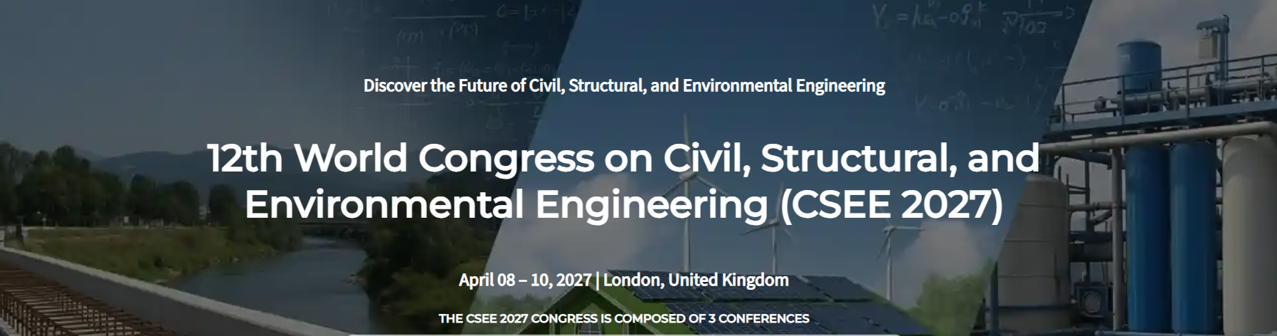 12th World Congress on Civil, Structural, and Environmental Engineering (CSEE 2027)