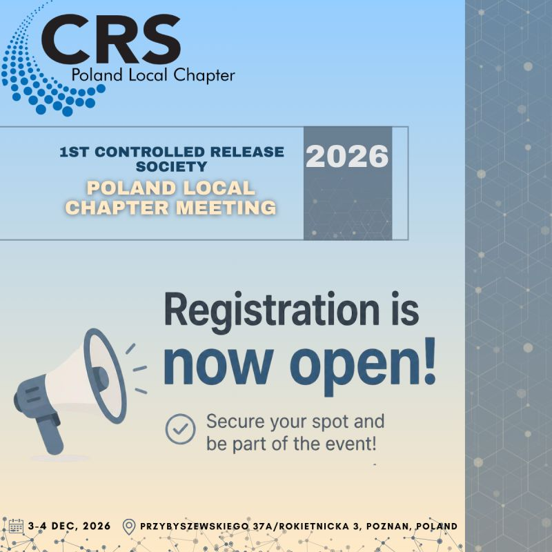 Controlled Release Society Poland Local Chapter Meeting 2026