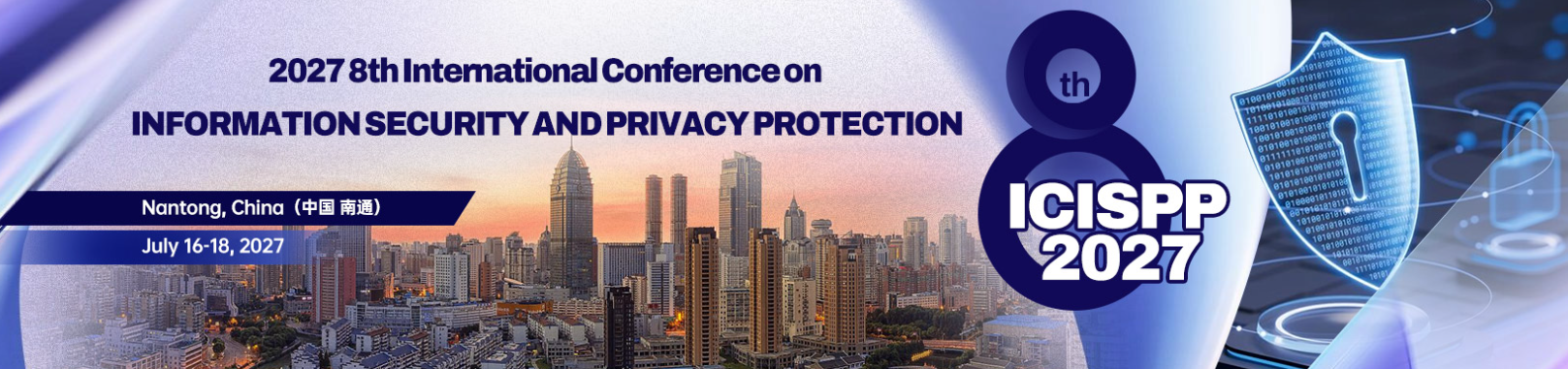 8th International Conference on Information Security and Privacy Protection (ICISPP 2027)